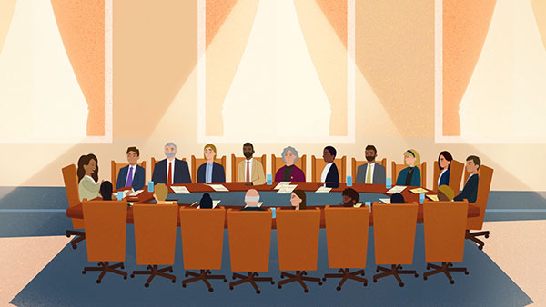 FOMC members meet eight times a year.
